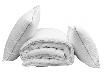 Blanket swan down "White" 1.5-sp. + 2 pillows 50х70 Tag textiles