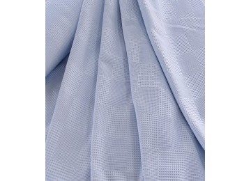 Sheet-spread pique 200x235 cm Blue cage
