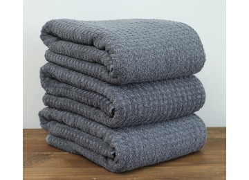 Terry bath towel 100x150 Galata color: gray