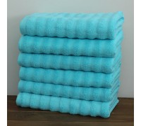 Terry bath towel 70x140 Wave color: turquoise