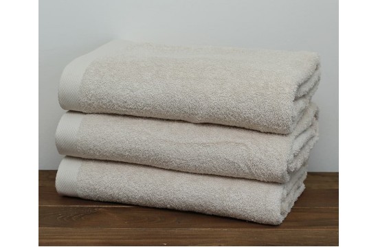 Terry bath towel 100х150 Geneva color: beige