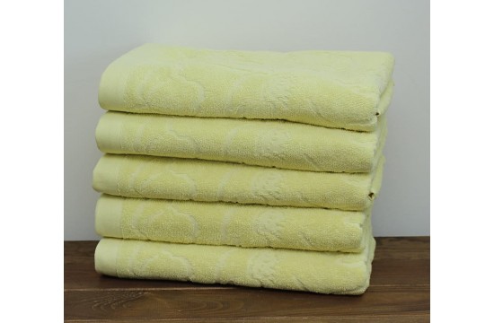 Terry towel 50x90 Pentik color: lemon