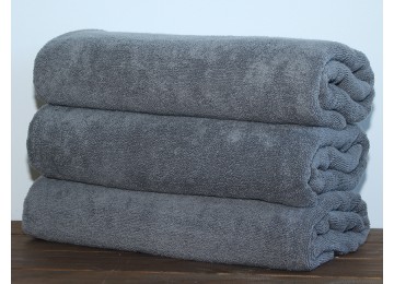 Towel 50x90 Hotel Quality color: gray Tag textiles