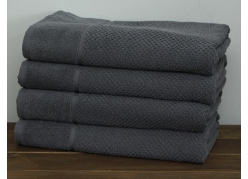 Terry bath towel 70x140 Pansy color: gray