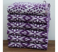 Terry bath towel 70x140 Lily color: purple