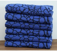 Terry towel 50x90 Kamyshek color: blue