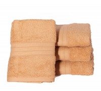 Towel 50x90 Polosa color: beige Tag textile