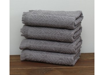Towel 50x90 Camellia color: gray