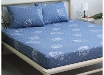 Fitted sheet + pillowcases 180x200x20 R6536b