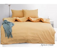 Double bed linen set Ranforce Apricot Cream