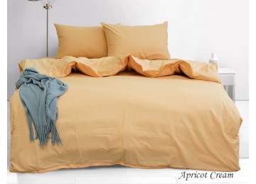 Double bed linen set Ranforce Apricot Cream