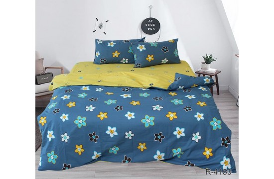 Комплект постельного белья двуспальный ранфорс с компаньоном R4150 Таг текстиль