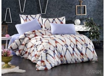 Bed linen 100% cotton ranforce euro R-T9191