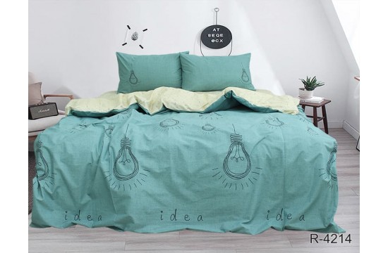 Комплект постельного белья семейный ранфорс  с компаньоном R4214