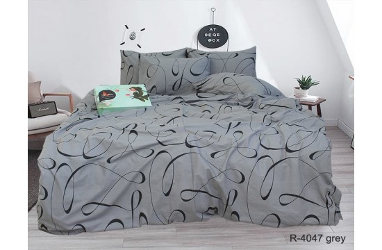 Bed linen ranforce R4047grey one and a half tm Tag textil