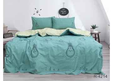 Комплект постельного белья с компаньоном двуспальный ранфорс R4214