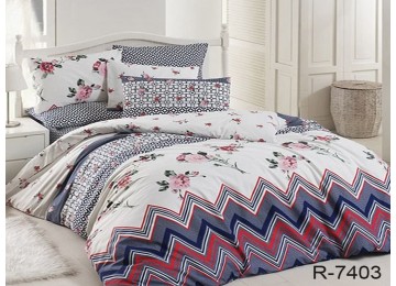 Bed linen ranfors with companion R7403 euro tm Tag textil