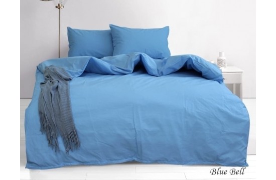 Однотонное постельное белье семейный сатин семейный Blue Bell