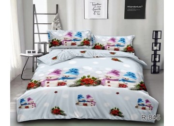 New Year's bed linen euro ranforce with companion R845