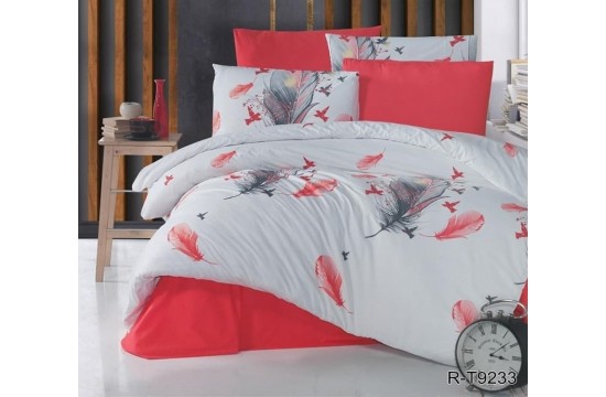 Bed linen with companion 100% cotton ranforce double R-T9233