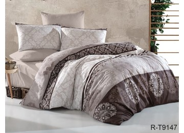 Bed linen with companion double 100% cotton R-T9147