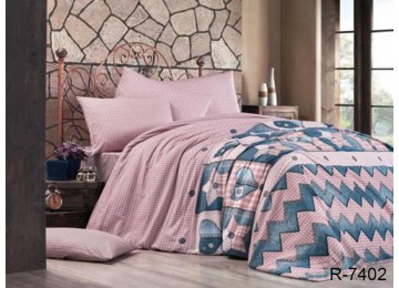 Bed linen ranforce with companion R7402 euro tm Tag textil