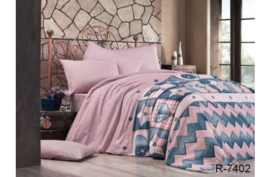 Bed linen ranforce with companion R7402 euro tm Tag textil