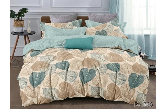 Комплект постельного белья двуспальный ранфорс с компаньоном R1005 Таг текстиль