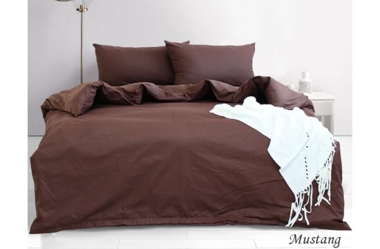 Комплект двуспального постельного белья ранфорс Mustang