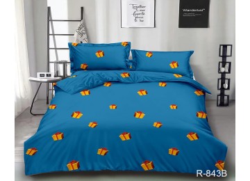 New Year's bed linen one and a half ranfors R843-B