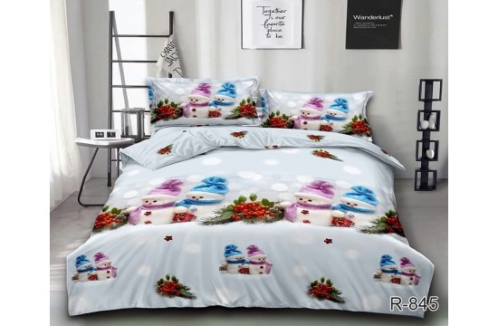New Year's bed linen ranforce family with companion R845