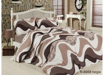 Bed linen ranfors R6958 begie one and a half tm Tag textil