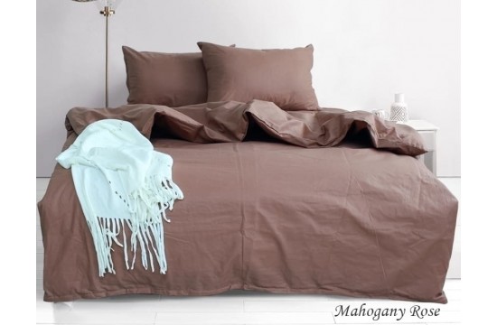 Monochrome bed linen ranforce family Mahogany Rose