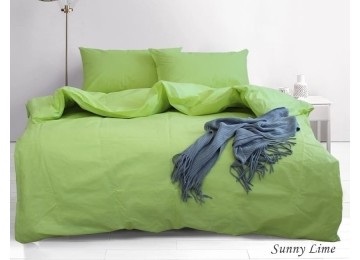 Bed linen euro ranforce Sunny Lime