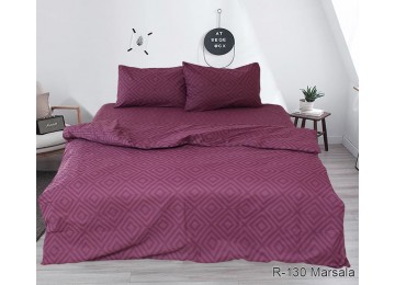 Комплект сімейний ранфорс R130Marsala Таг текстиль