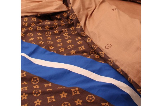 Комплект постільної білизни сімейний сатин з компаньйоном S481 Таг текстиль