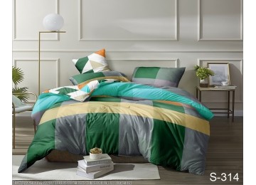 Satin double bed linen with companion S314 tm Tag textil