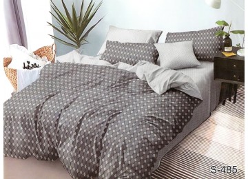 Комплект постельного белья king size сатин с компаньоном S485 Таг текстиль