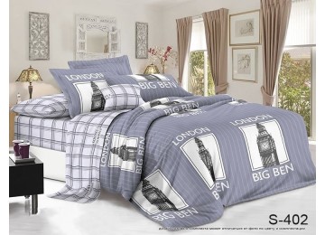 Bed linen satin euro maxi with companion S402 tm Tag textil