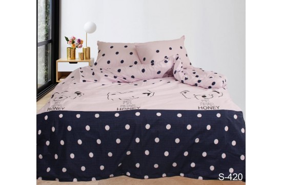 Bed linen satin euro maxi with companion S420 tm Tag textil
