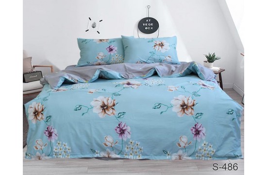 Bed linen euro satin with companion S486