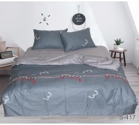 Bed linen satin euro with companion S417 tm Tag textil