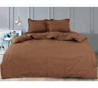 Set of one and a half bed linen satin Turkey Chocolate
