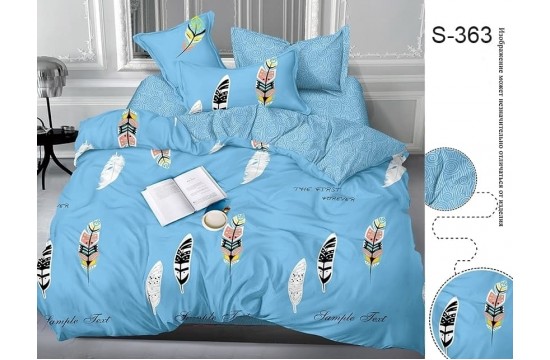 Bed linen satin euro maxi with companion S363 tm Tag textil