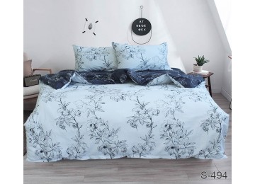 Комплект постельного белья семейный сатин с компаньоном S494