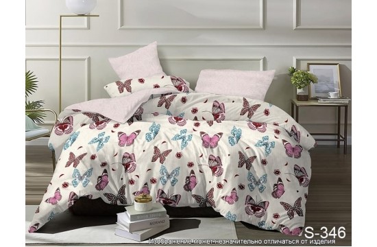Bed linen satin euro maxi with companion S346 tm Tag textil