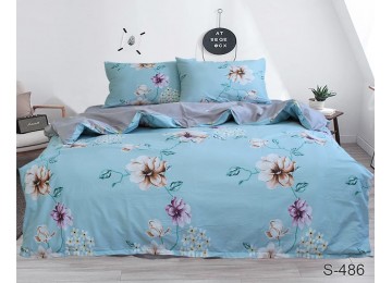 Family satin bedding set with companion S486
