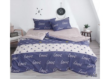 Bed linen satin euro maxi with companion S418 tm Tag textil