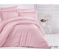 Stripe satin bed linen one-and-a-half LUXURY ST-1030 Tag textiles