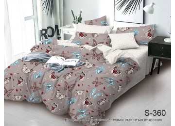 Satin double bed linen with companion S360 tm Tag textil